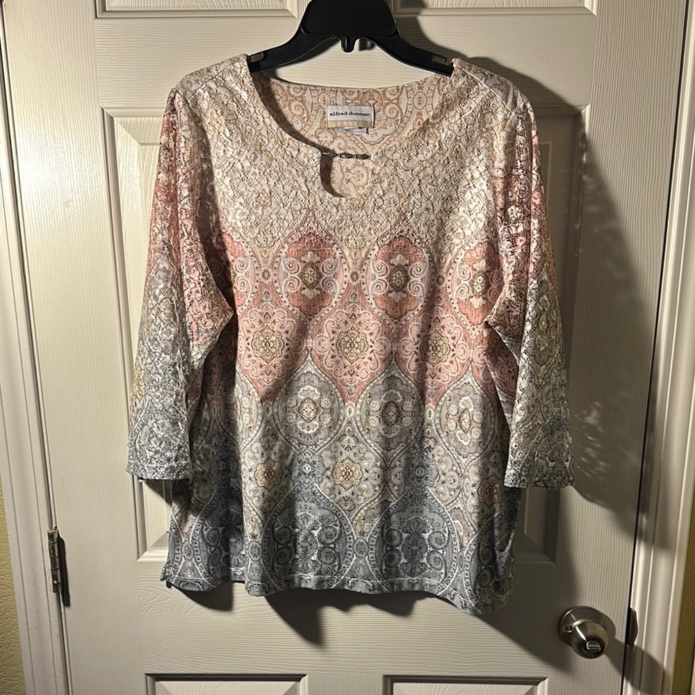 Chico's Multicolor Patterned Top - image 1